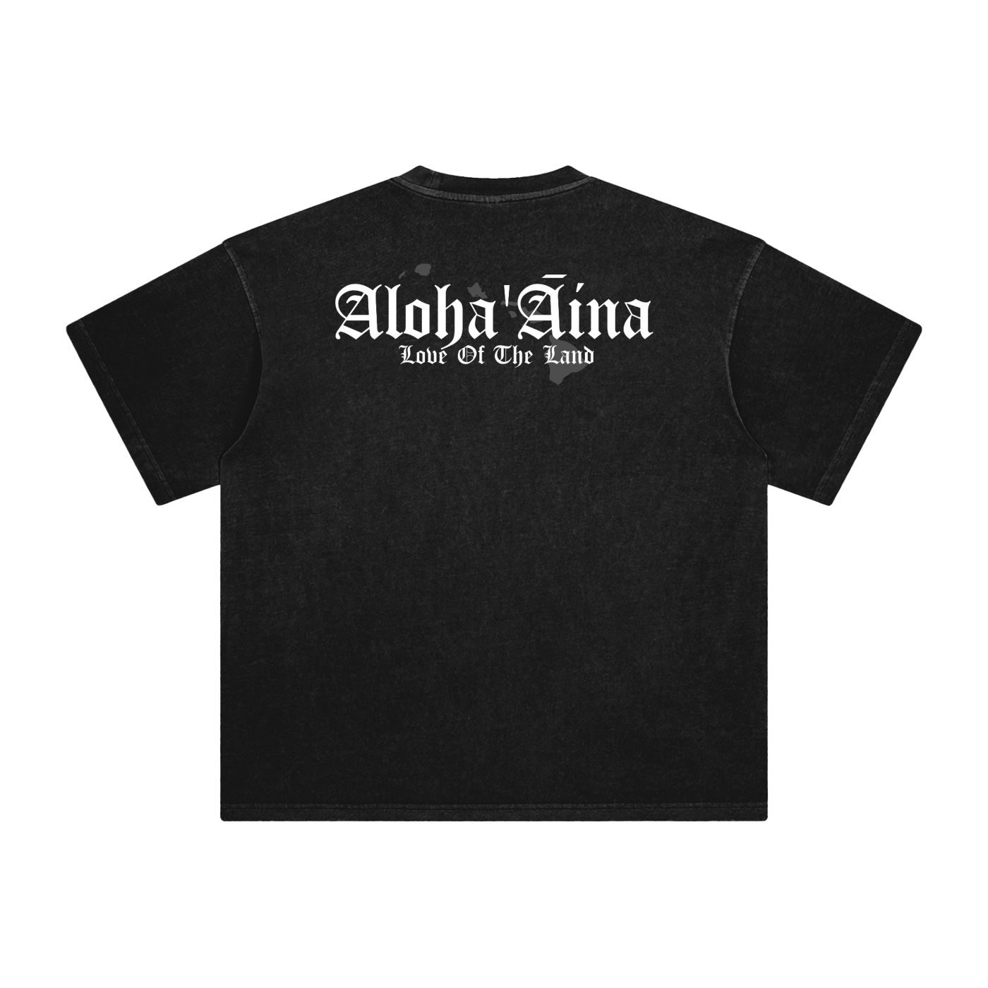 Aloha ʻĀina Enzyme Washed Tee (Black)