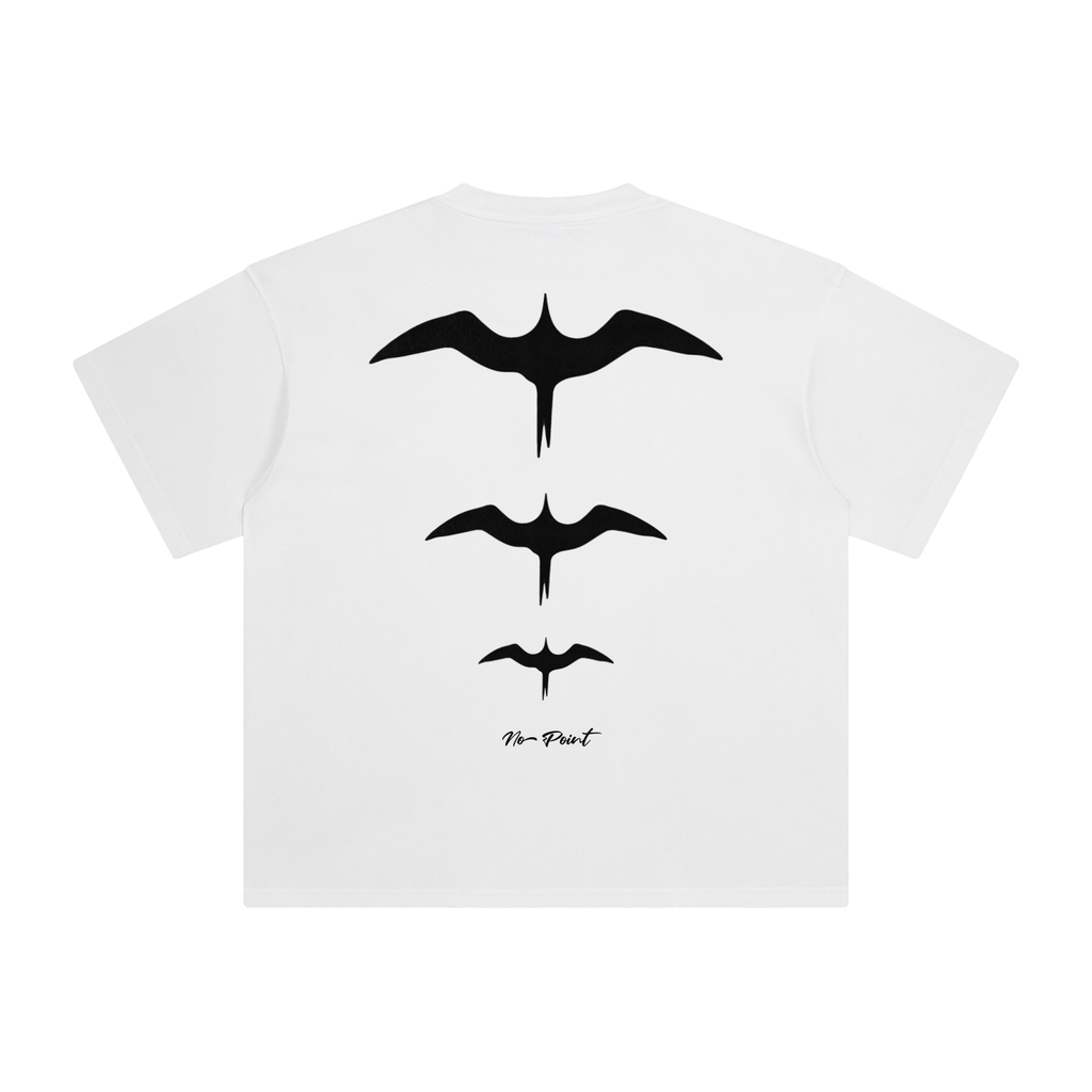 No Point Enzyme Washed Tee (White)