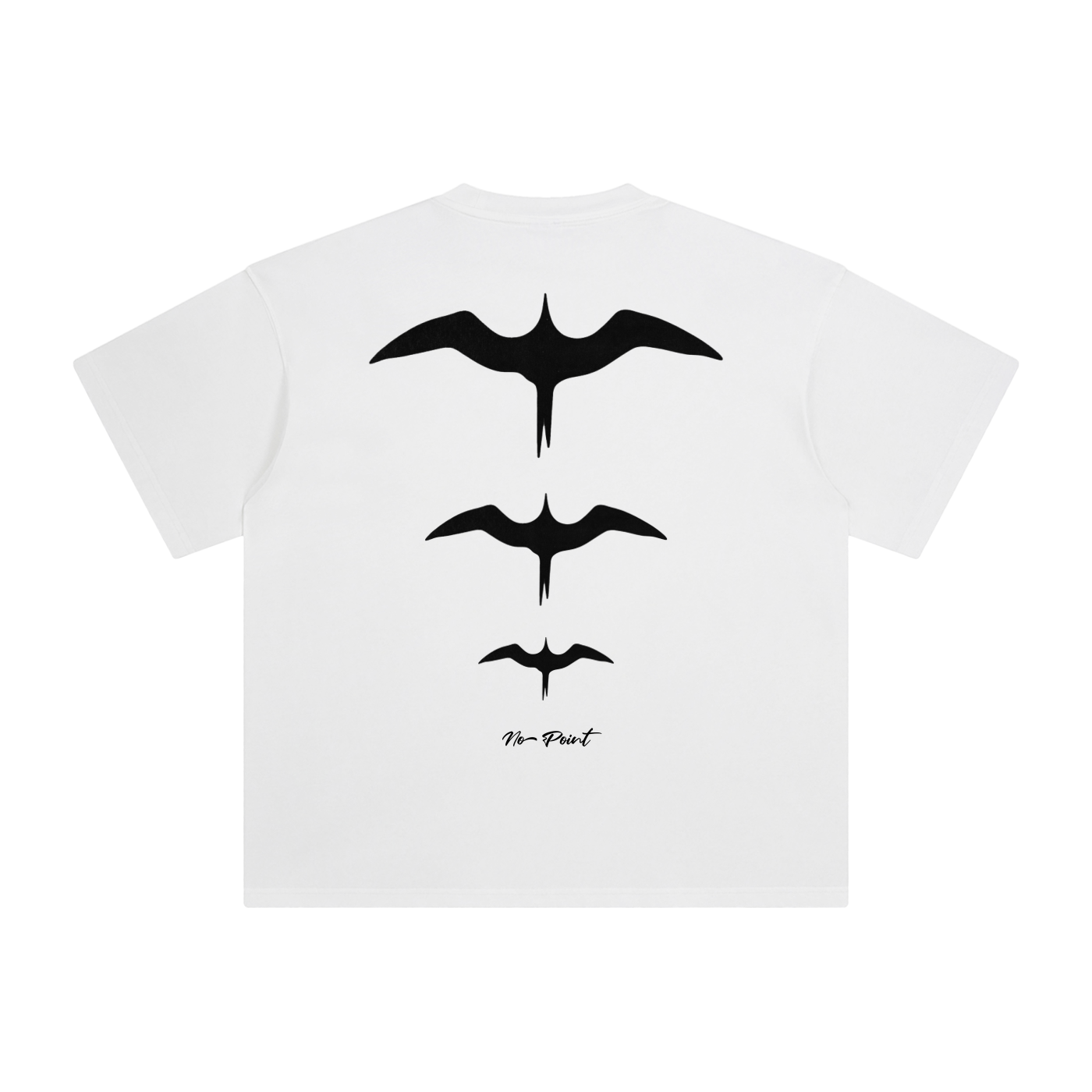 No Point Enzyme Washed Tee (White)