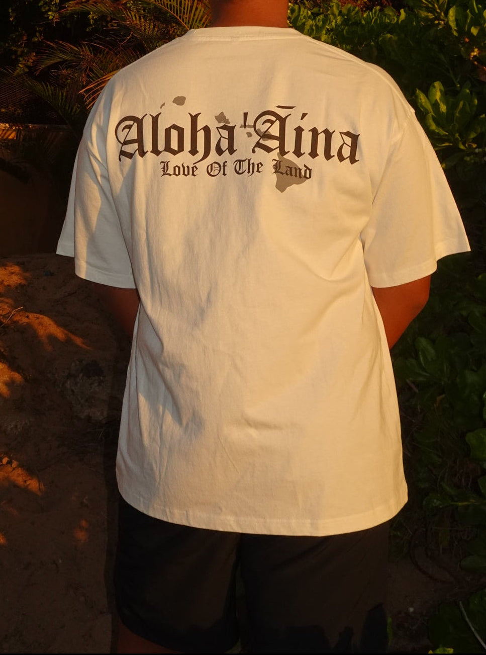 Aloha ʻĀina Enzyme Washed Tee (White)